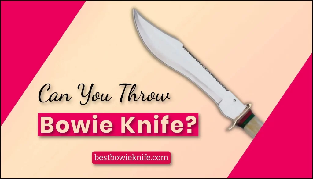 Can you throw a Bowie Knife