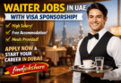 Waiter Jobs in UAE with Visa